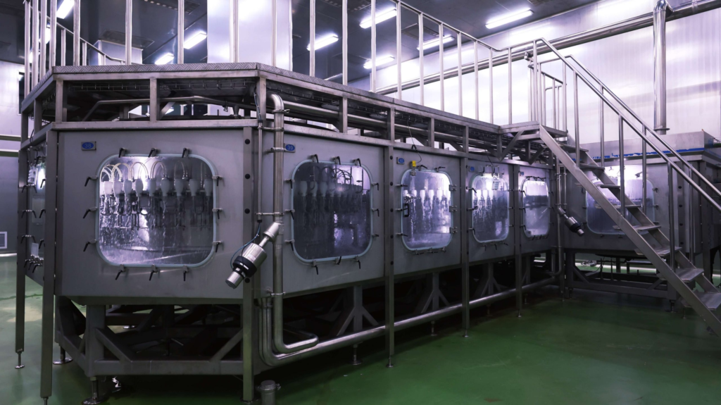 wet aseptic filling line