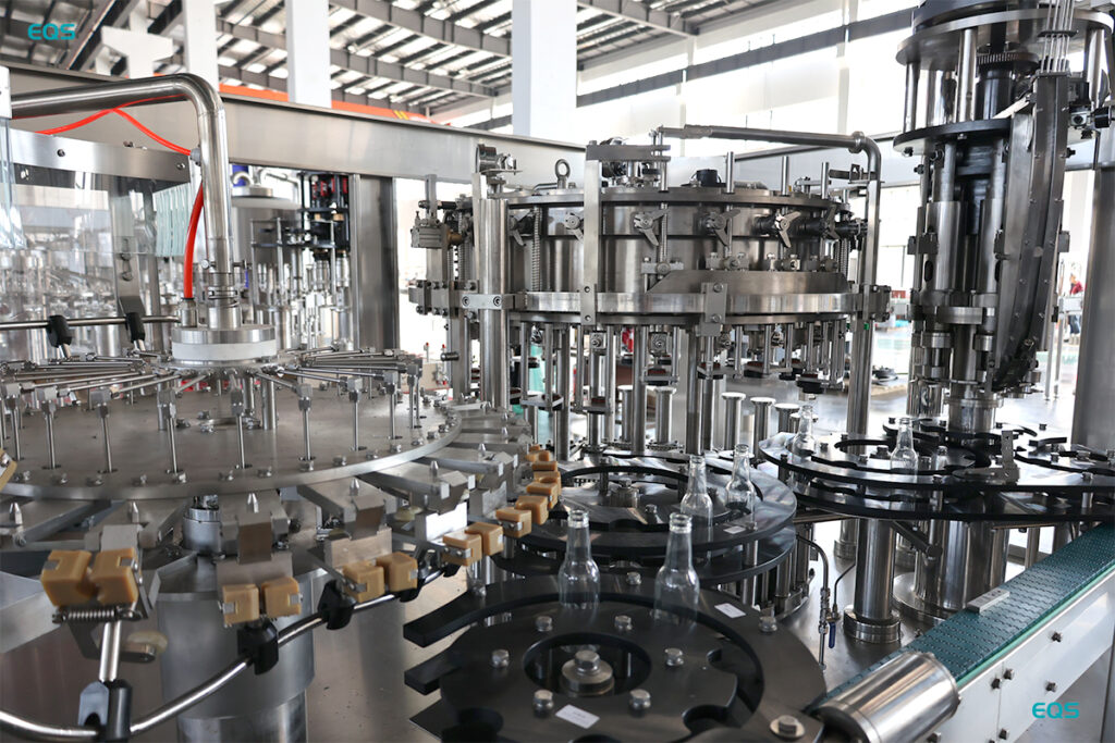 carbonated glass bottle filling machine