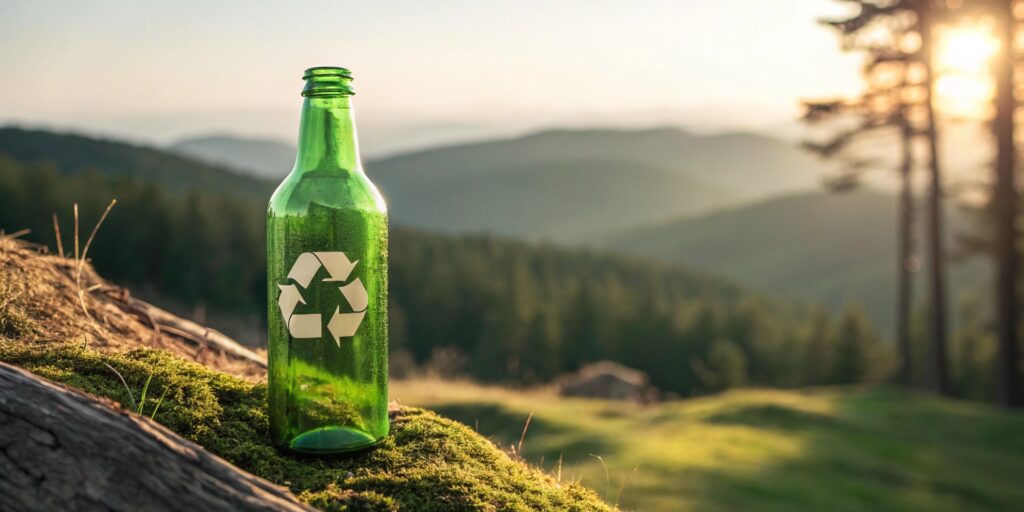 glass bottle