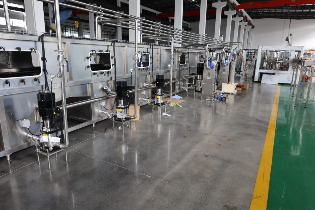 Pasteurization tunnel