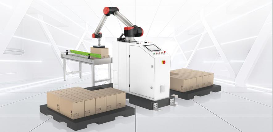 Robot palletizing